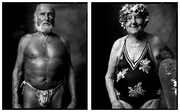 Sunbather / Swimmer, 2007 / 2007, 20 x 32-1/2 Diptych, Archival Pigment Print, Ed. 20
