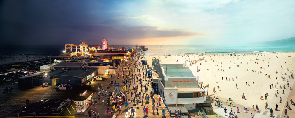 Santa Monica Pier, LA, 2013, C-Type Print