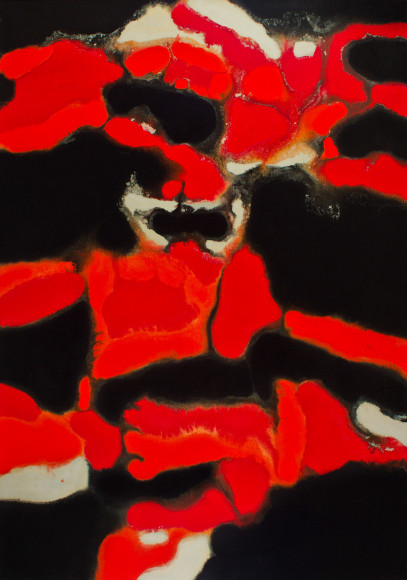 No. 13-1957, 1957, Oil and enamel on canvas, 60 1/4 x 42 1/4 in. 