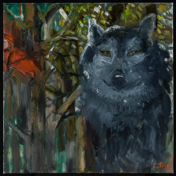 Cornelia Foss (b. 1931), &quot;Untitled,&quot;&nbsp;2025. ​​​​​​​Oil on canvas, 20 x 20 in.