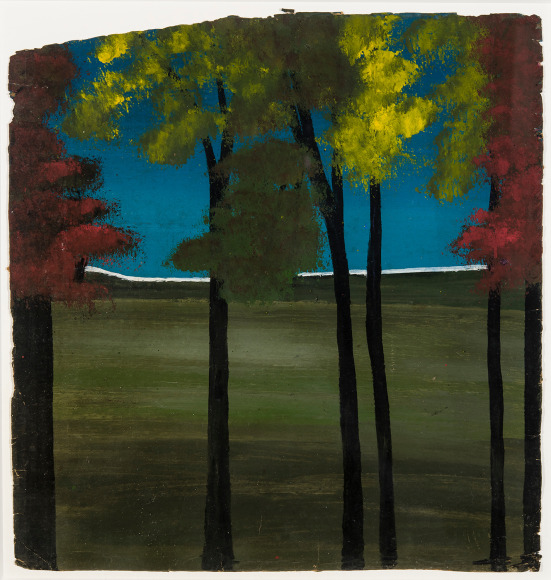 Frank Walter (1926-2009), Group of Trees before Shoreline, n.d.