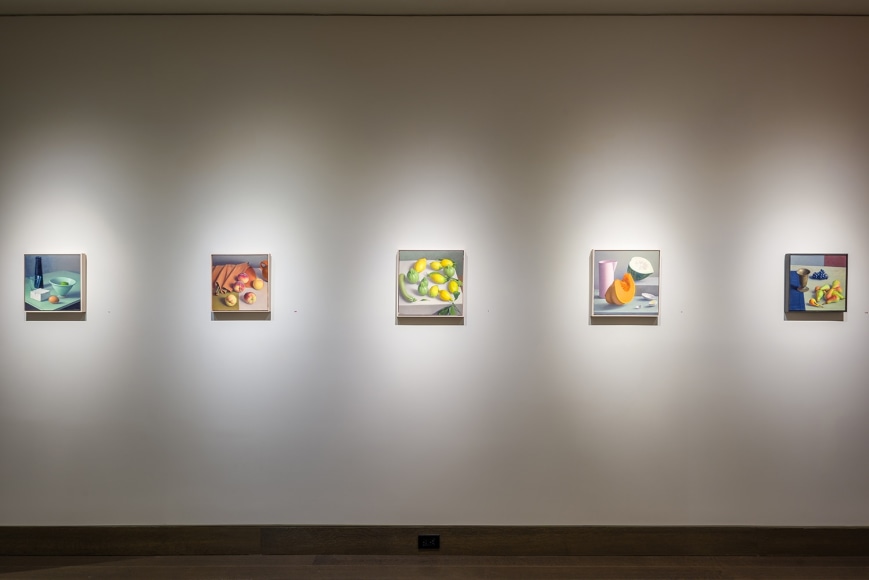 installation view of Amy Weiskopf "Recent Paintings" at Hirschl & Adler Modern, New York