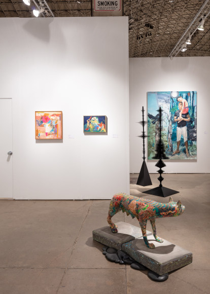 Installation view of Hirschl & Adler Modern at EXPO Chicago at the Navy Pier, April 7–10, 2022