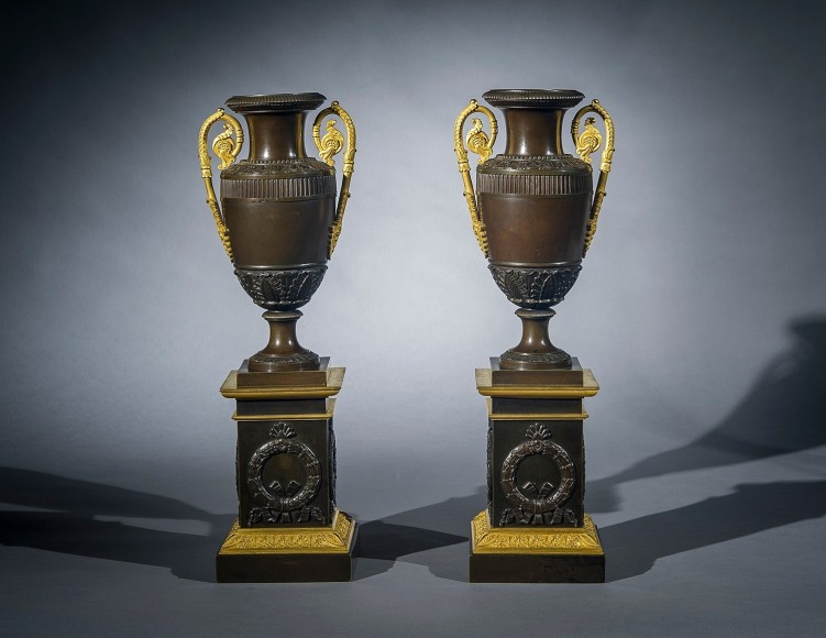 Pair Restauration Vases, about 1820