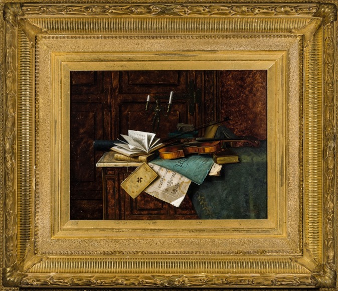 William Michael Harnett (1848-1892), Music, 1885