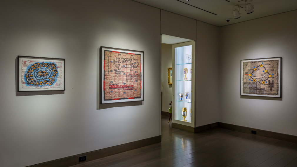 "Self-Taught Artists at the Crossroads of Fact and Fiction," installation view