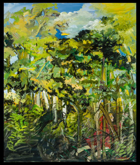 Cornelia Foss (b. 1931), &quot;Untitled,&quot;&nbsp;2025. Oil on canvas, 72 x 60 in.