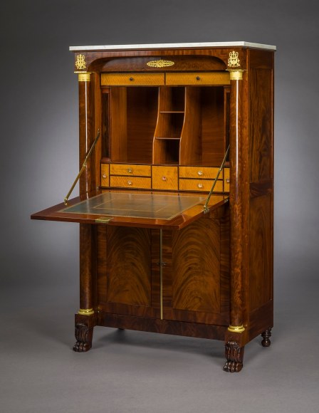 &quot;Secr&eacute;taire &agrave; Abattant,&quot; about 1820. Attributed to Duncan Phyfe (1770&ndash;1854),&nbsp;New York (active 1794&ndash;1847).