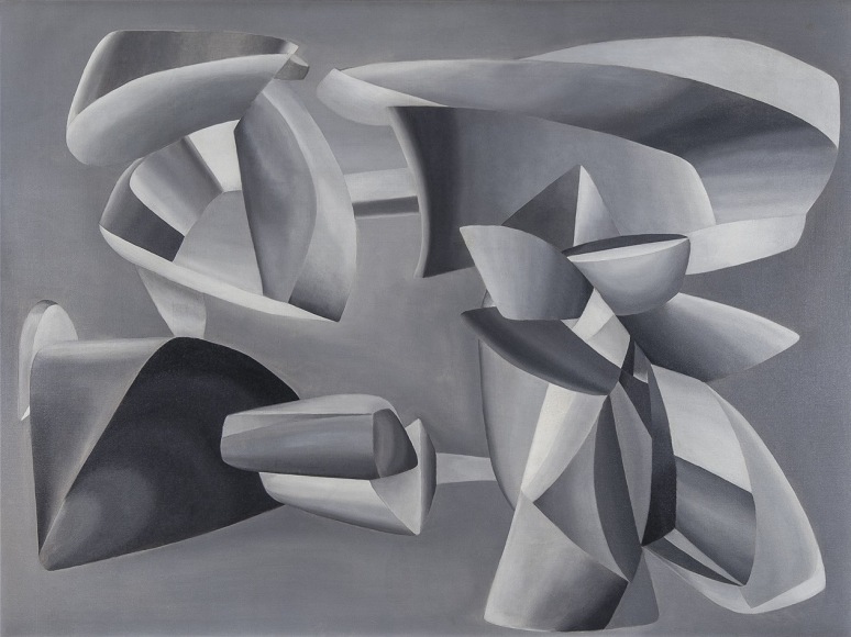 John Ferren (1905&ndash;1970), &quot;Grey Scale Composition,&quot;&nbsp;1937. Oil on canvas, 35 x 45 5/8 in.