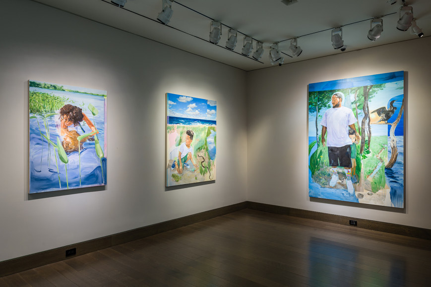 installation view of James Everett Stanley "From the narrow place" at Hirschl & Adler Modern, New York