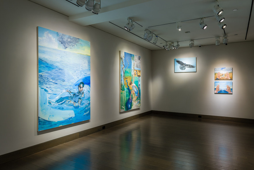 installation view of James Everett Stanley "From the narrow place" at Hirschl & Adler Modern, New York