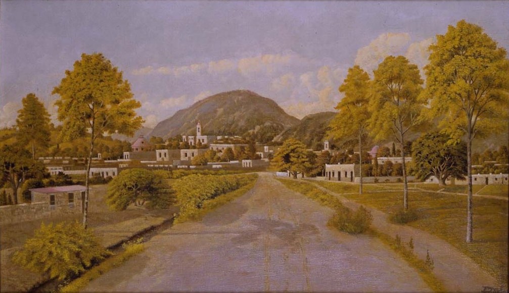 View of a Mexican Village, about 1900