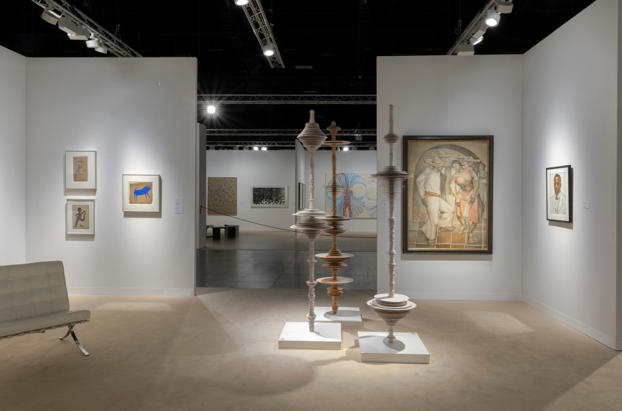 Installation view of Hirschl &amp; Adler Modern at Art Basel Miami Beach, Miami Beach Convention Center, November 30&ndash;December 4, 2021