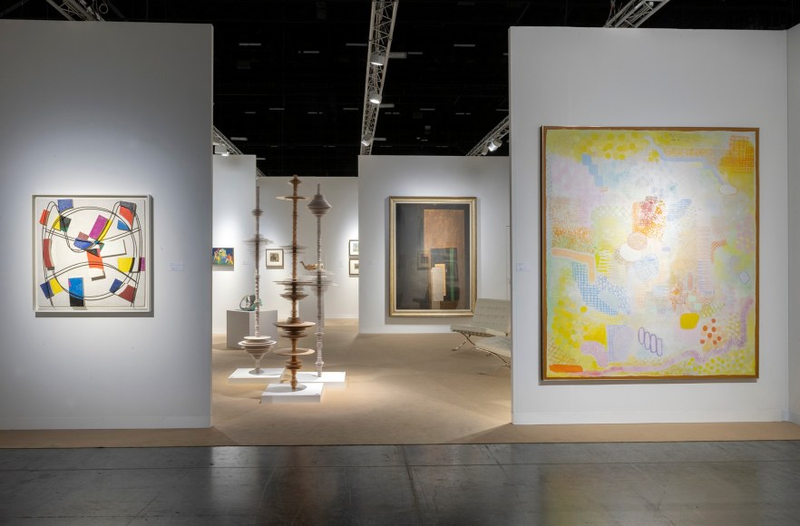 Installation view of Hirschl &amp; Adler Modern at Art Basel Miami Beach, Miami Beach Convention Center, November 30&ndash;December 4, 2021