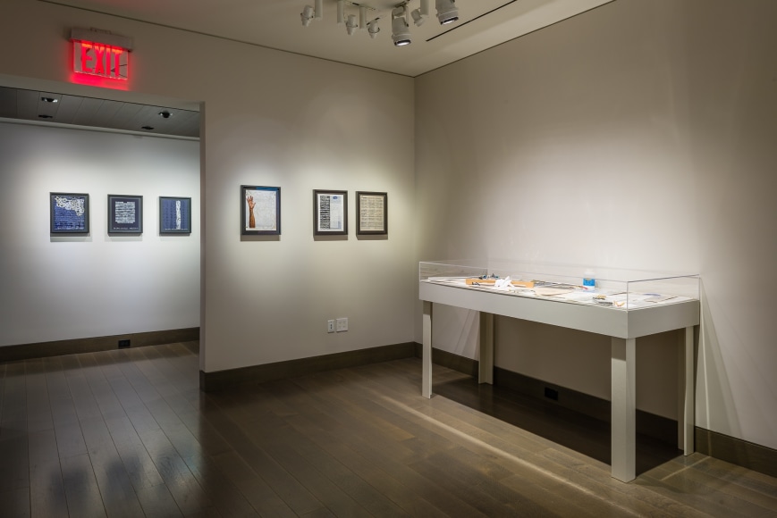 Installation view of Elizabeth Turk: Written in Stone at Hirschl &amp; Adler Modern