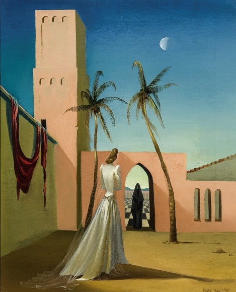 RUTH RAY (1919–1977), The Portal, 1945. Oil on canvas, 17 1/8 x 14 1/8 in.