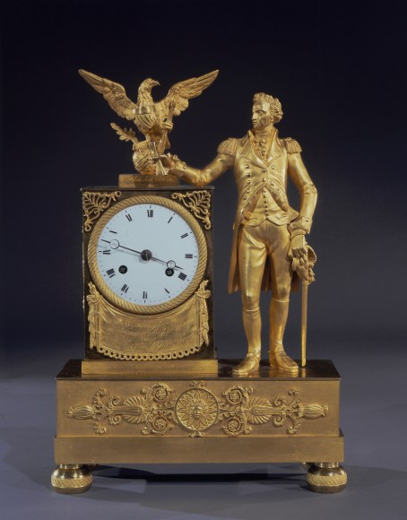 Clock with Full-length Figure of George Washington, about 1815&ndash;17