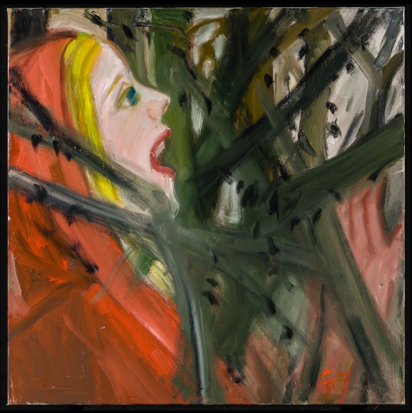 Cornelia Foss (b. 1931), &quot;Untitled,&quot;&nbsp;2024. ​​​​​​​Oil on canvas, 20 x 20 in.