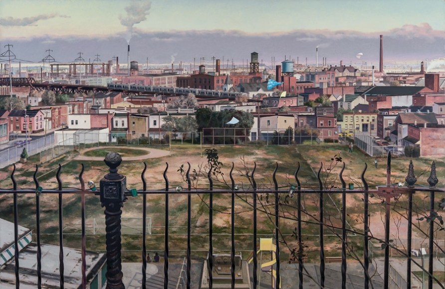All Souls' Day, 2012, Oil on canvas, 60 x 90 in. 