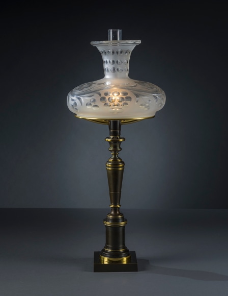 Sinumbra Lamp, 1832–35, Henry N. Hooper, Boston (active about 1832–68)