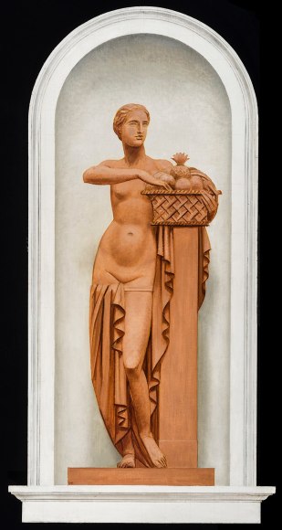 BERNARD BOUTET DE MONVEL (1881–1949), Four Trompe l’Oeil Paintings of Roman Deities for the Home of Mary Benjamin Rogers, Paris: Pomona, 1928–29. Oil on canvas mounted on Masonite, 60 5/8 x 31 1/2 in.