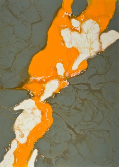 No. 30-1960 ("Orange Passage"), 1960, Oil and enamel on canvas, 60 x 43 in. 