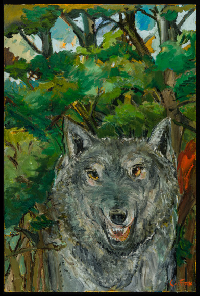 Cornelia Foss (b. 1931), &quot;Untitled,&quot;&nbsp;2024. ​​​​​​​Oil on canvas, 36 x 24 in.