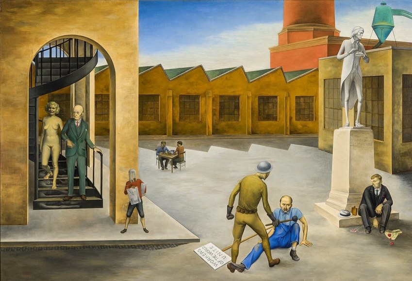 O. LOUIS GUGLIELMI (1906–1956), The American Dream, 1935. Oil on Masonite, 21 1/2 x 32 in.