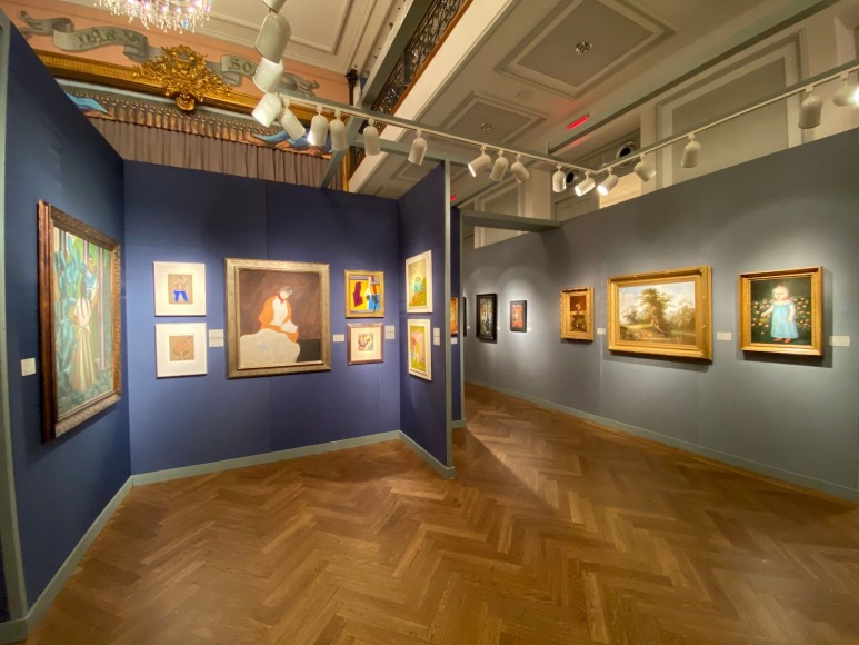 Booth installation at The American Art Fair 2019
