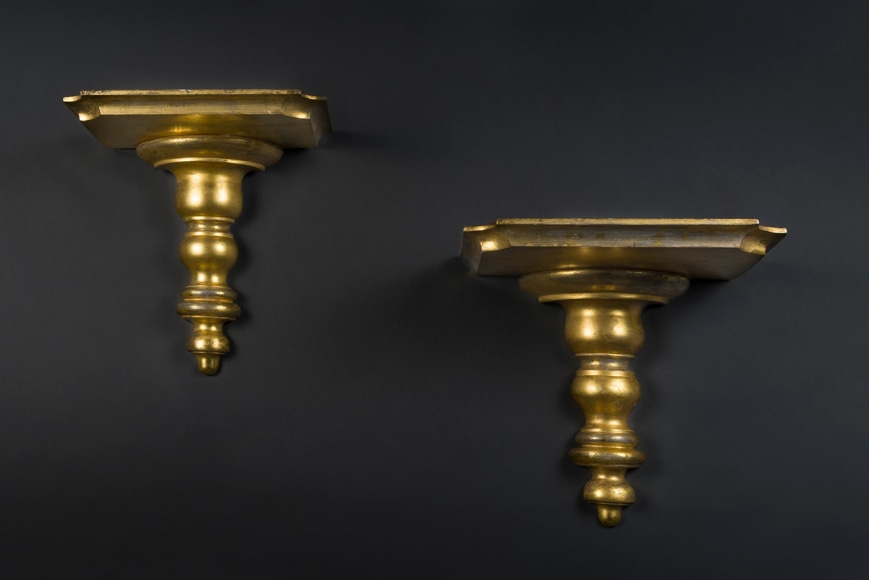 Pair Wall Brackets, 1830s, American