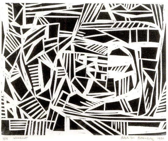 Ralph Rosenborg (1913-1993), American Landscape: Houses, Gardens and Trees, 1939