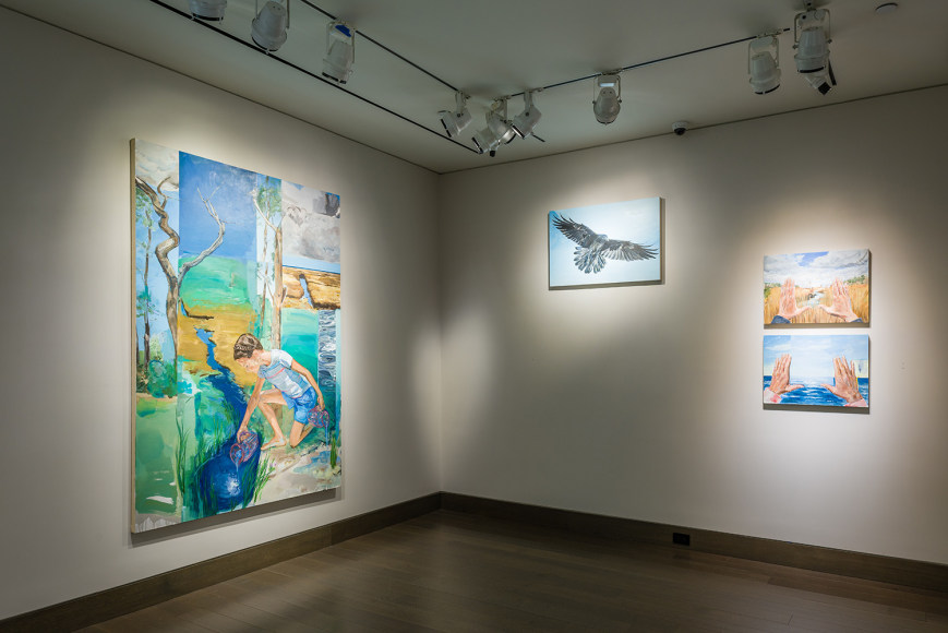 installation view of James Everett Stanley "From the narrow place" at Hirschl & Adler Modern, New York