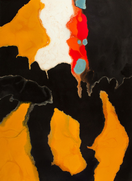 No. 6-1960 ("Bright or Dark"), 1960, Oil and enamel on canvas, 60 x 43 3/8 in. 