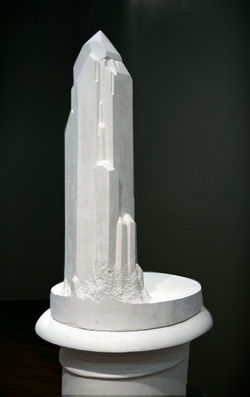The Stand: California, 2012, Plaster, 70 x 28 x 21 in. 