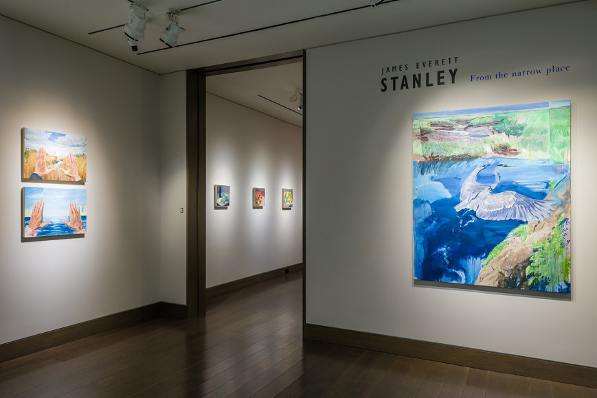 installation view of James Everett Stanley "From the narrow place" at Hirschl & Adler Modern, New York