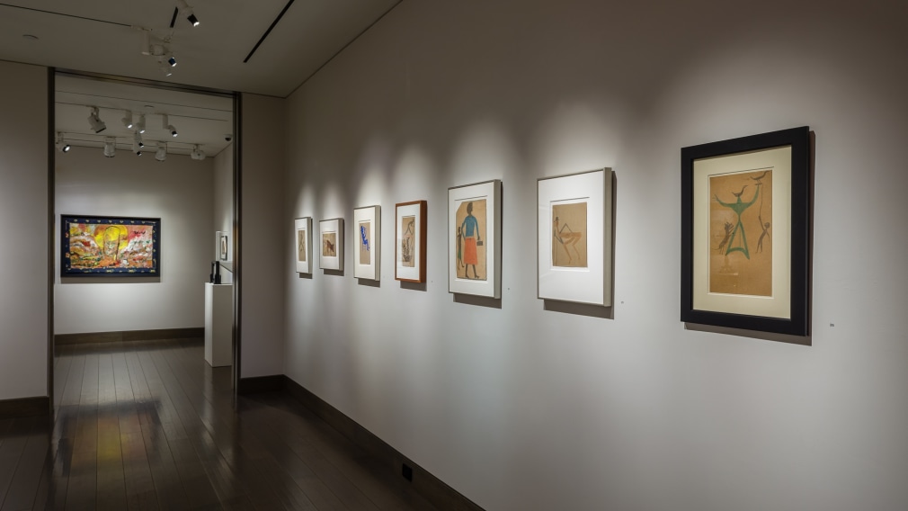 "Self-Taught Artists at the Crossroads of Fact and Fiction," installation view