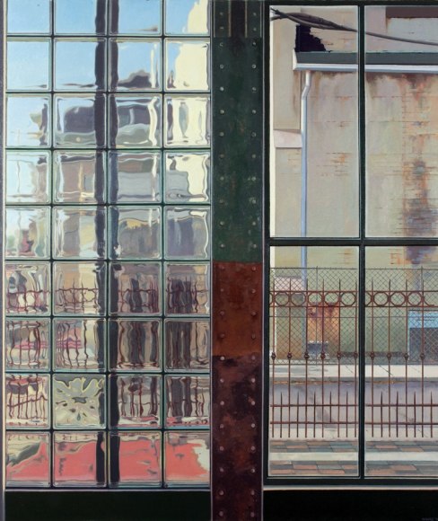 Post, 2011, Oil on canvas, 70 x 60 in. 