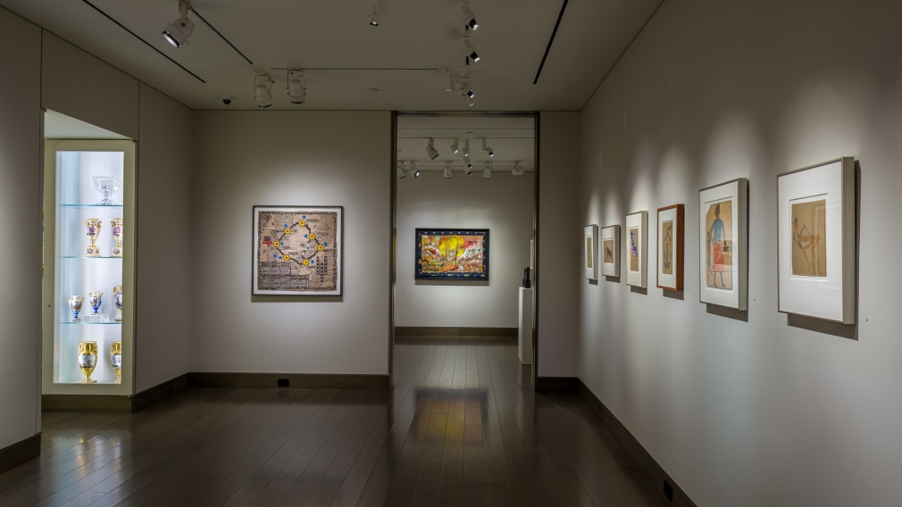 "Self-Taught Artists at the Crossroads of Fact and Fiction," installation view