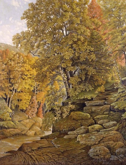 Path through the Woods, about 1900