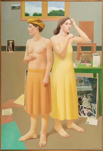 ALAN FELTUS (b. 1943), One Afternoon in Tuscany  Acrylic on canvas, 70 x 48 in.