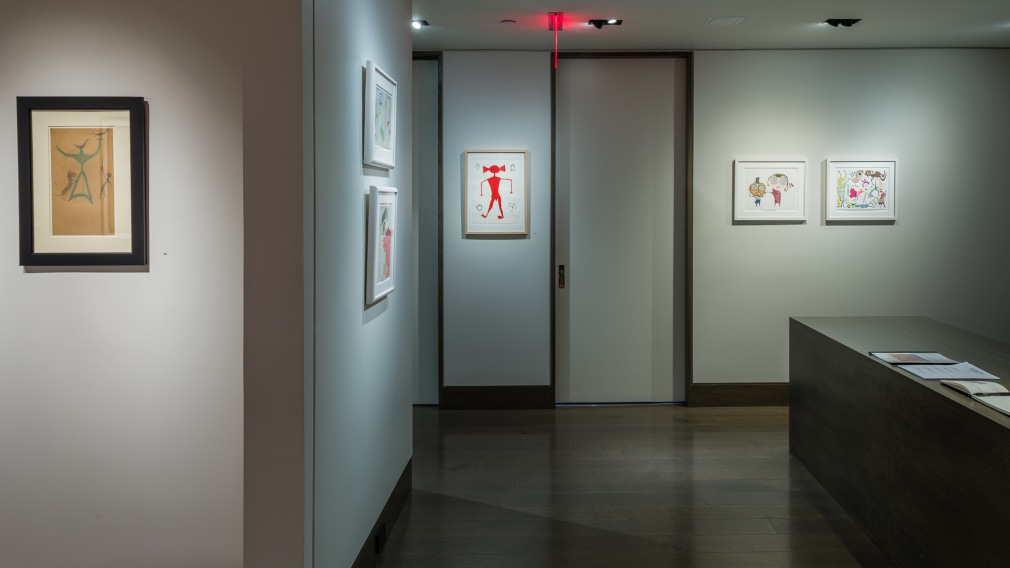 "Self-Taught Artists at the Crossroads of Fact and Fiction," installation view