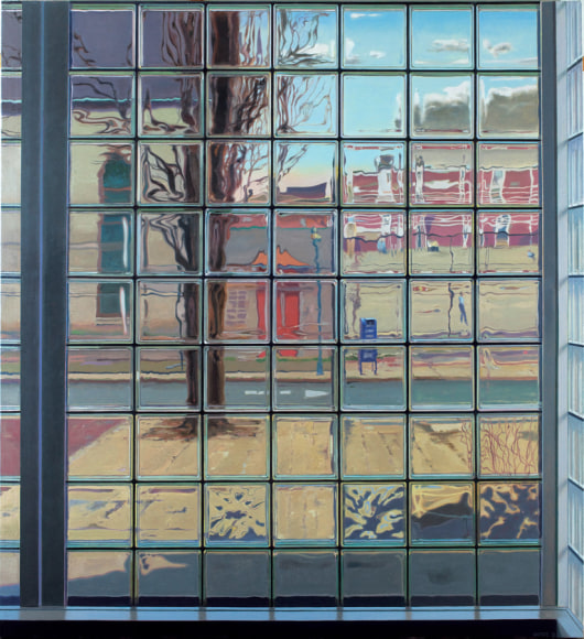 Frankford Station, 2012, Oil on canvas, 70 x 64 in. 