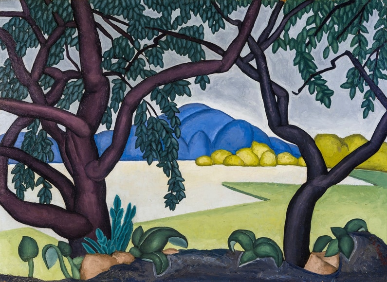 Chapala, 1926, Oil on wood panel, 13 x 18 in.