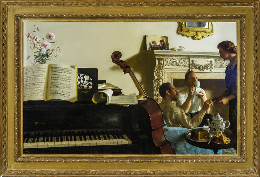 John Koch (1909-1978), Three Musicians, 1958