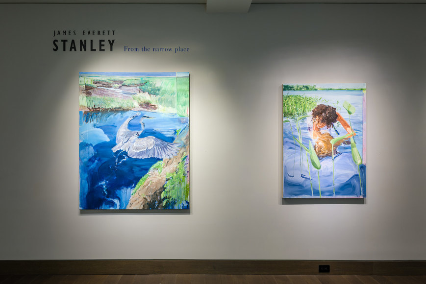 installation view of James Everett Stanley "From the narrow place" at Hirschl & Adler Modern, New York