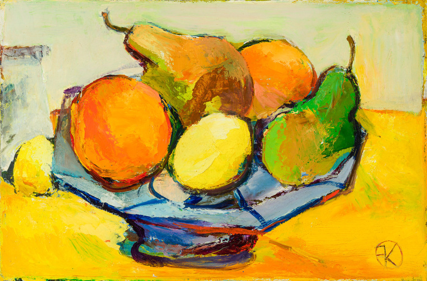 Franz Kline (1910–1962), "Still Life," 1947. Oil on Masonite, 10 x 15 in.