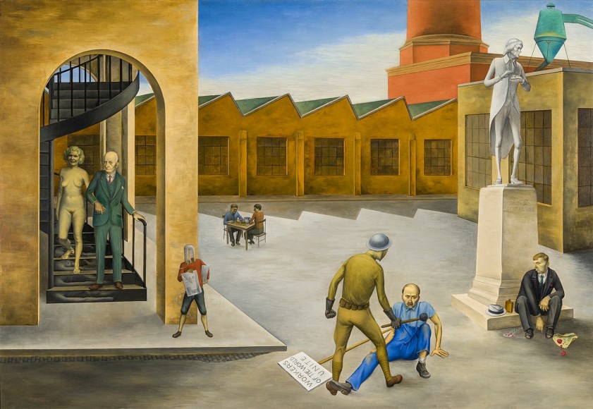O. LOUIS GUGLIELMI (1906&ndash;1956), &quot;The American Dream,&quot; 1935. Oil on Masonite, 21 1/2 x 30 in.