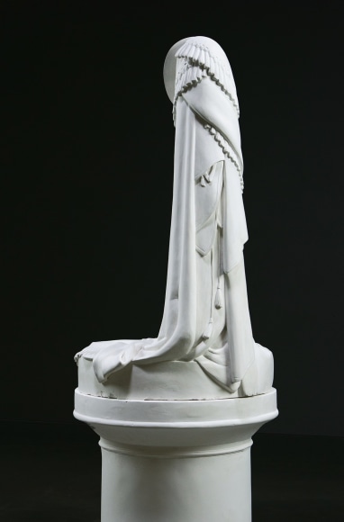The Stand: Greek Slave, 2013, Plaster, 66 x 33 x 33 in. 