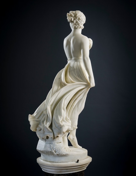 THOMAS RIDGEWAY GOULD (1818–1881), "The West Wind," 1874. Marble, 48 in. high.