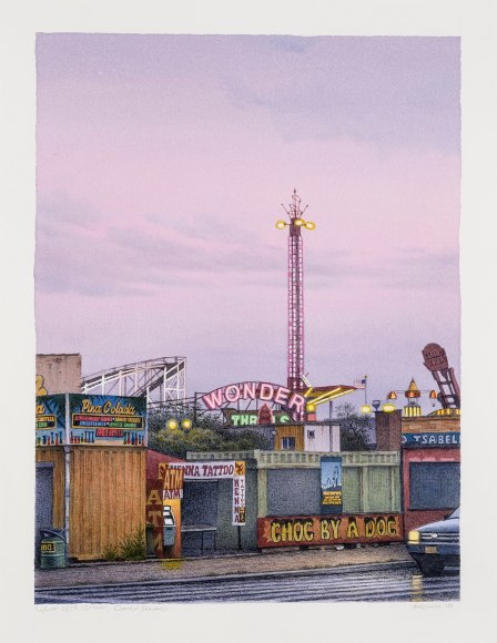 Frederick Brosen (b. 1954), West 12th Street, Coney Island, 2018